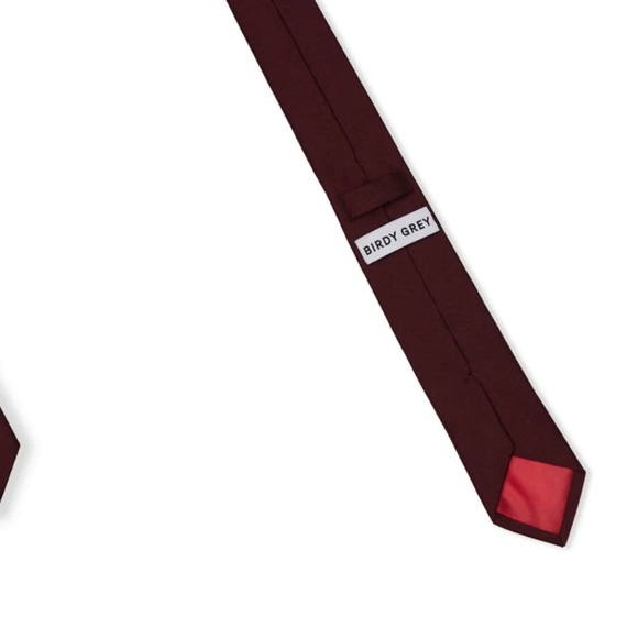 BIRDY GREY Simon Neck Tie - Cabernet - Picture 3 of 3
